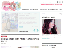 Tablet Screenshot of blog.moonberry.com
